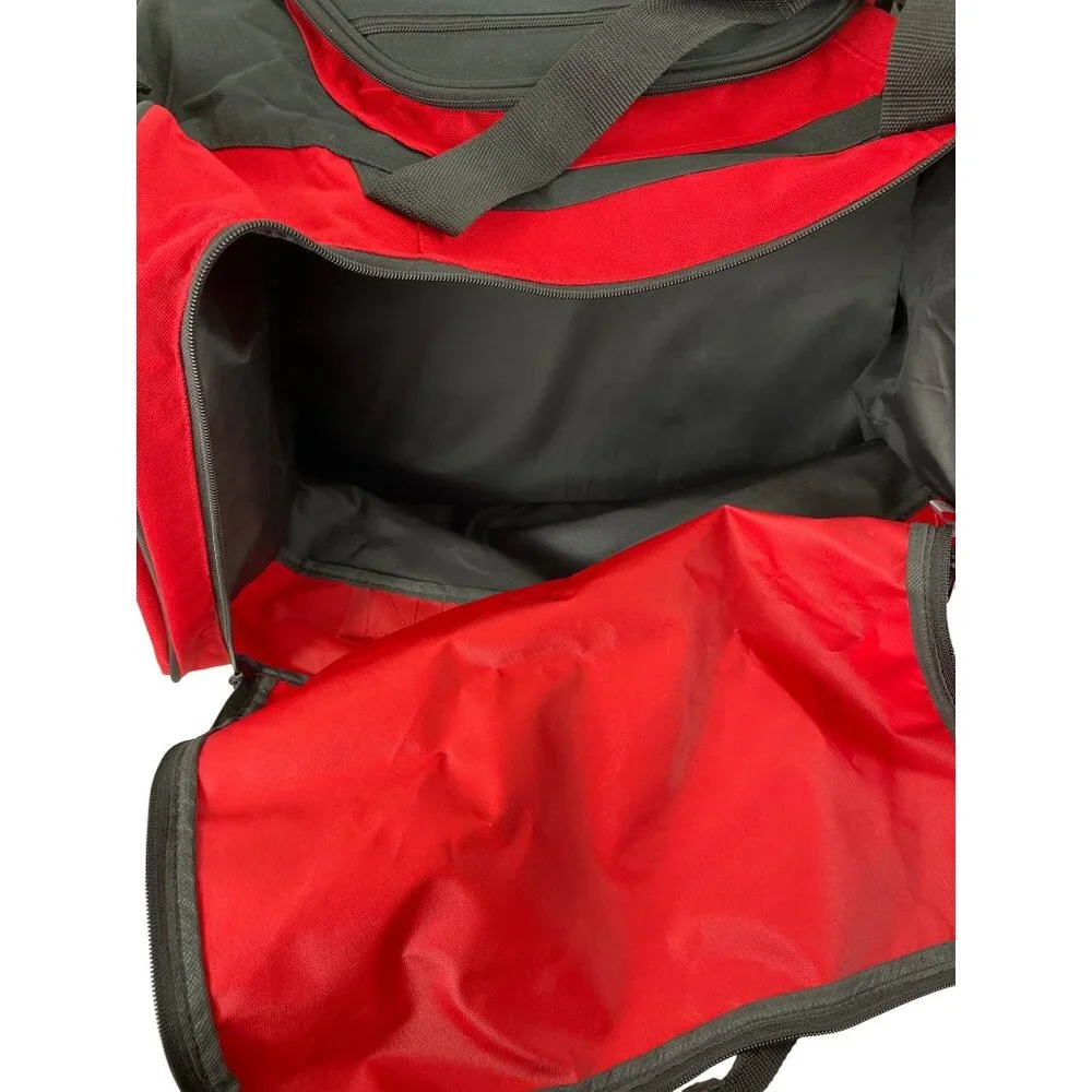 Ohio Valley Region Porsche Club of America Black & Red Canvas Duffle Bag